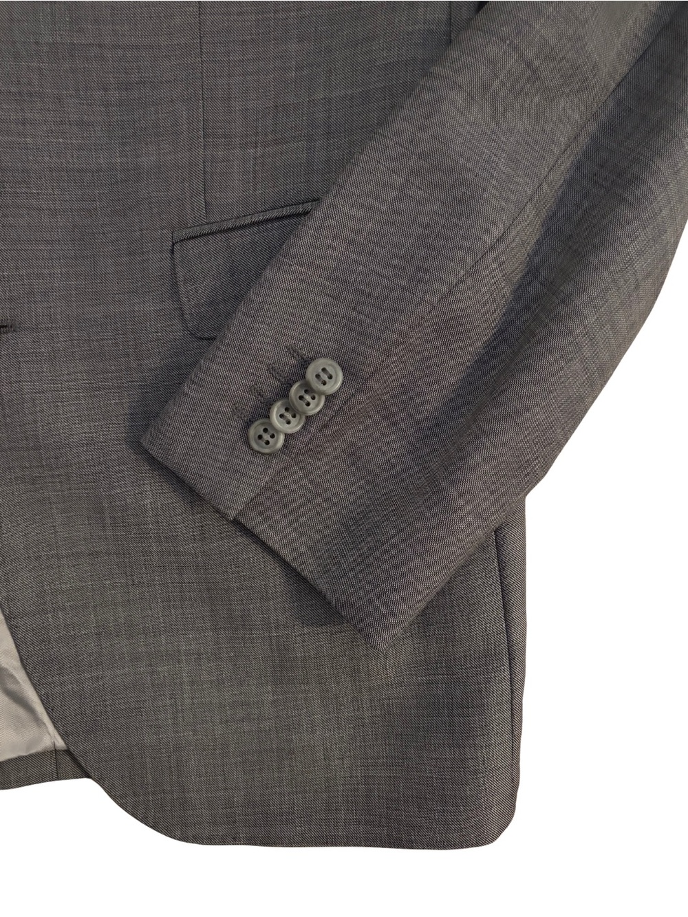 Tiger of Sweden βNordenβ Slim Gray Two-Button Blazer - Picture 2 of 8